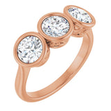 10K Rose Gold 1 1/2 CTW Lab-Grown Diamond Anniversary Band