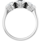 10K White Gold 2 1/4 CTW Lab-Grown Diamond Anniversary Band