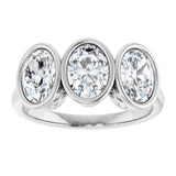 10K White Gold 2 1/4 CTW Lab-Grown Diamond Anniversary Band