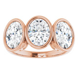 10K Rose Gold 3 CTW Lab-Grown Diamond Anniversary Band