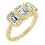 10K Yellow Gold 1 1/2 CTW Lab-Grown Diamond Anniversary Band
