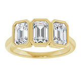 10K Yellow Gold 1 1/2 CTW Lab-Grown Diamond Anniversary Band