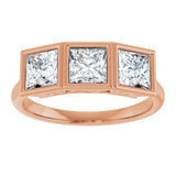 10K Rose Gold 1 1/2 CTW Lab-Grown Diamond Anniversary Band
