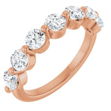 10K Rose Gold 1 1/3 CTW Lab-Grown Diamond Anniversary Band