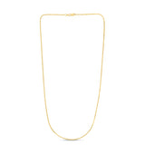 14K Yellow Gold 1.1mm Milano 16 Chain with Lobster Lock