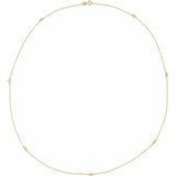 14K Yellow Gold 1 3/4 CTW Natural Diamond 7-Station 24