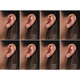 14K Rose Gold 1/5 CTW Lab-Grown Diamond Stud Earrings