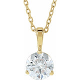 14K Yellow Gold 3/4 CTW Lab-Grown Diamond 18