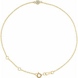 14K Yellow Gold Lab-Grown Diamond 6 1/2-7 1/2
