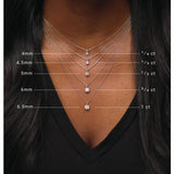 14K Yellow Gold 1 1/2 CT Lab-Grown Diamond 18" Necklace