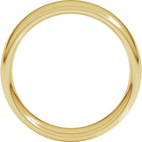 14K Yellow Gold 6 mm Comfort-Fit European-Style Band Size 11.5