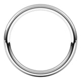 Platinum 2 mm Comfort-Fit European-Style Band Size 5