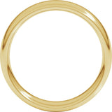 10K Yellow Gold 5 mm Comfort-Fit European-Style Band Size 7.5