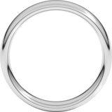 Platinum 5 mm Comfort-Fit European-Style Band Size 9