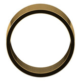 14K Yellow Gold 12 mm Flat Band Size 8