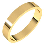 14K Yellow Gold 3.5 mm Flat Band Size 5