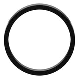 10K White Gold 3.5 mm Flat Band Size 6.5
