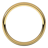 14K Yellow Gold 4.5 mm Comfort-Fit European-Style Band Size 8