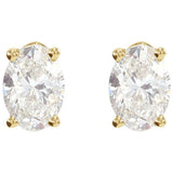14K Yellow Gold 1/5 CTW Natural Diamond Earrings