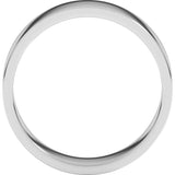 10K White Gold 6 mm Flat Band Size 10.5