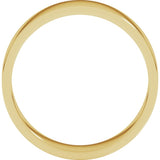 14K Yellow Gold 5 mm Flat Band Size 5
