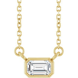 14K Yellow Gold 1/3 CT Lab-Grown Diamond 18