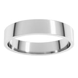Platinum 4.5 mm Flat Band Size 9
