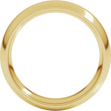 10K Yellow Gold 5.5 mm Half Round Band Size 9