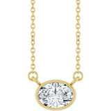 14K Yellow Gold 7/8 CT Lab-Grown Diamond 18