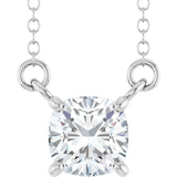 14K White Gold 3/4 CT Lab-Grown Diamond 18