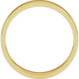 18K Yellow Gold 4 mm Flat Band Size 6.5