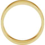 18K Yellow Gold 7 mm Flat Band Size 9.5