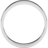 Sterling Silver 5 mm Flat Band Size 5.5