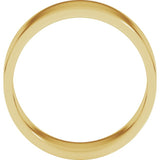 14K Yellow Gold 8 mm Flat Band Size 8.5