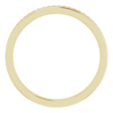 14K Yellow Gold 1/4 CTW Natural Diamond Band