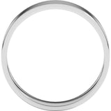Sterling Silver 5 mm Ultra-Lightweight Flat Band Size 8