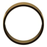 14K Yellow Gold 8 mm Ultra-Lightweight Flat Band Size 5.5