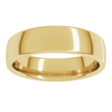 10K Yellow Gold 5.5 mm Comfort-Fit European-Style Band Size 6.5