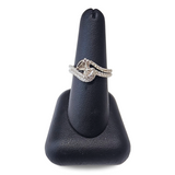 14kt Bypass Wedding Set