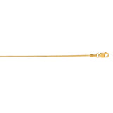 14K Gold .9Mm Round Snake Chain