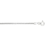 Sterling Silver 20in Polished Round Box Chain with Lobster Clasp