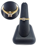14kt Solitaire Diamond Engagement Ring