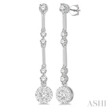 Lovebright Diamond Long Earrings