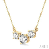 Past Present & Future Diamond Necklace