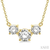 Past Present & Future Diamond Necklace