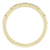 14K Yellow 1/2 CTW Natural Diamond Anniversary Band