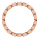 Bezel-Set Eternity Band