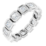 Bezel-Set Eternity Band