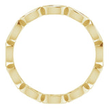 14K Yellow 3/4 CTW Natural Diamond Eternity Band Size 7