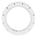 Platinum 2 1/4 CTW Natural Diamond Eternity Band Size 7